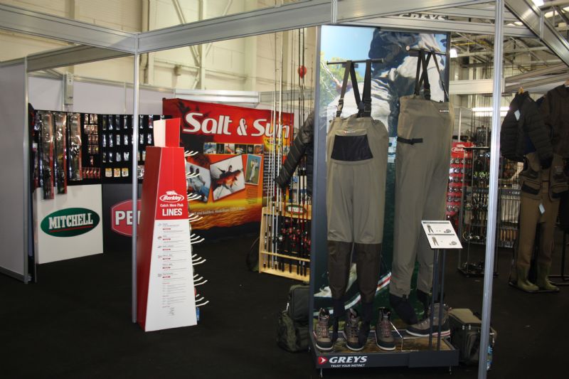 Angling exhibition, swords, dublin. pure fishing, terrys travels