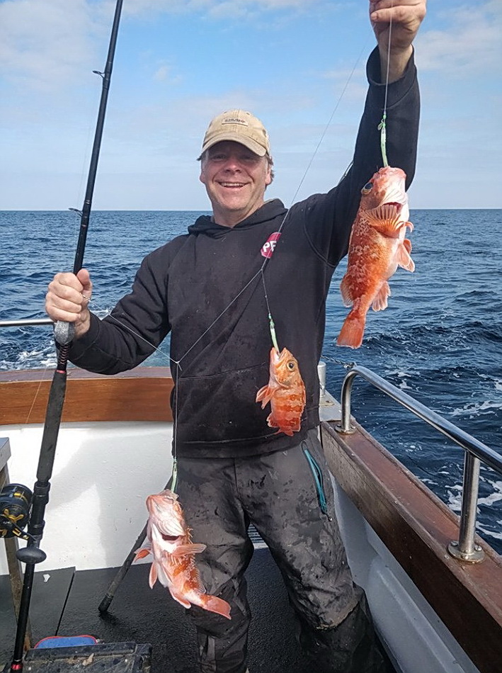 Bluemouths Ocean Perch, norwegian haddock, Terry's Travels