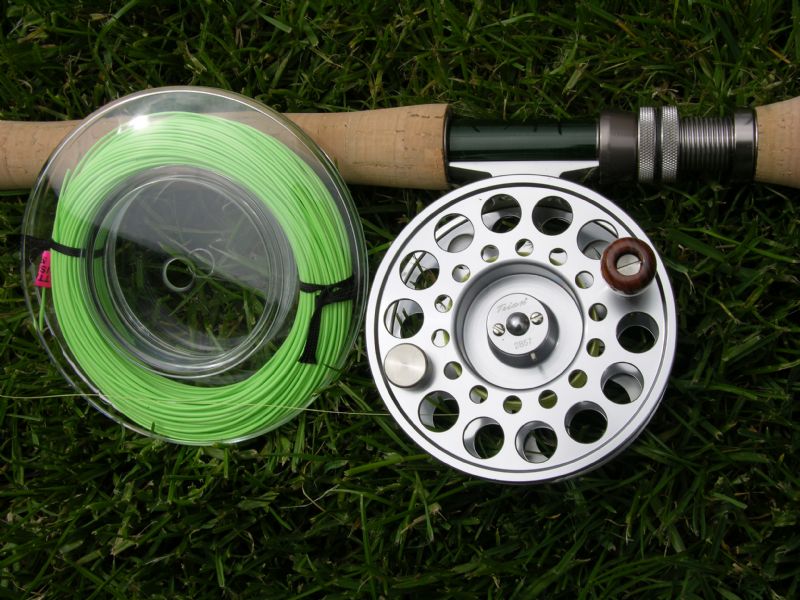 Shakespeare Trion Series fly rod, fly reel, fly line