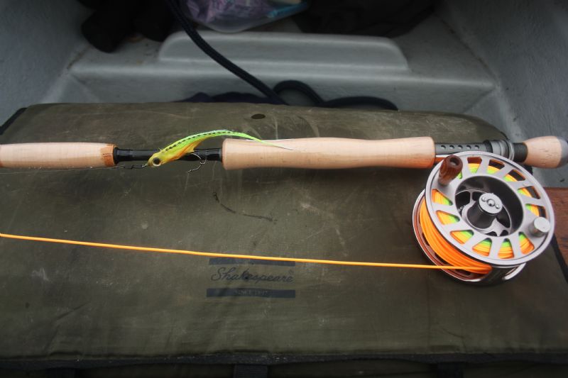 Shaespeare Agility fly rod. pike fly. fly fishing. terrys travels